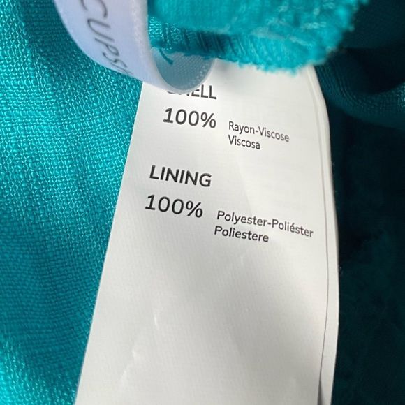 Cupshe NWT Turquoise V-Neck Dress w/ Open Back & Lace Up Ties on Sides (Small) - Picture 6 of 16